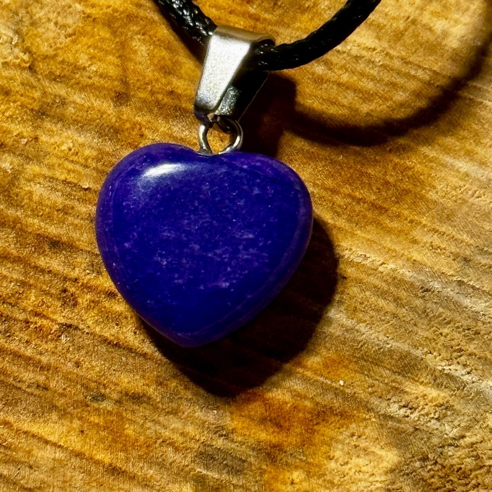 Elegant blue Heart‎ Pendant Necklace